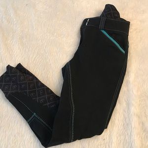 Ovation Suede Full Seat Dressage Breeches size 26 NWOT